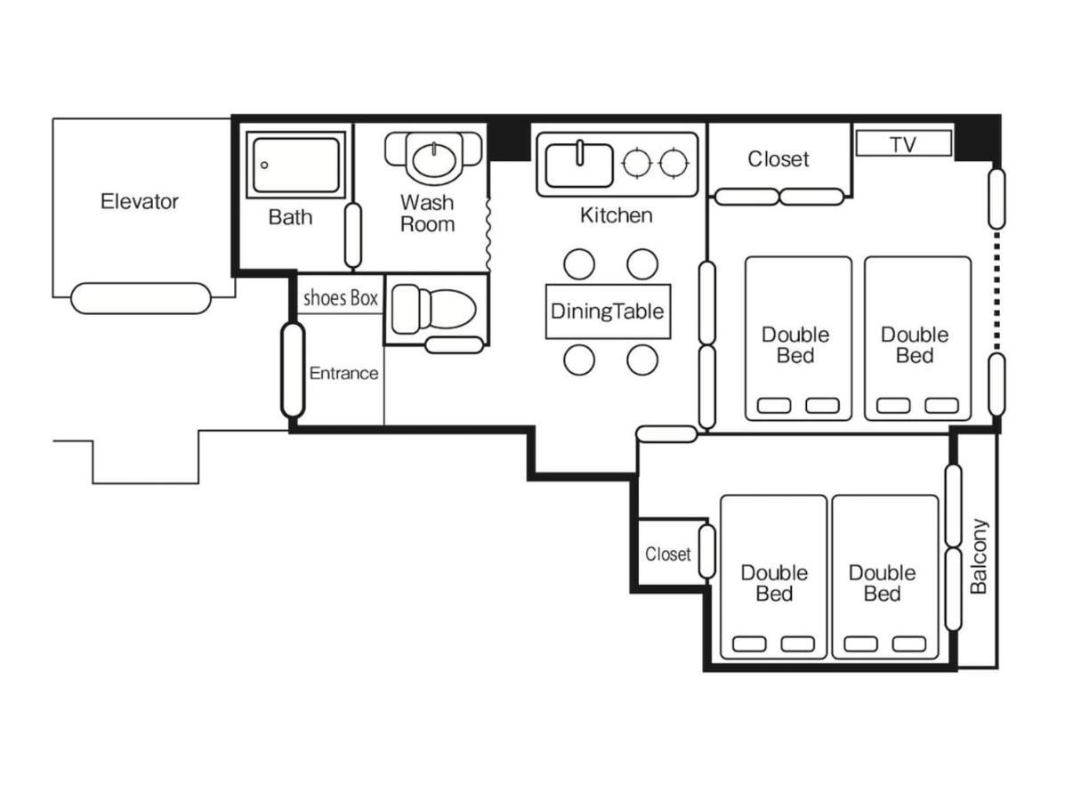 Apartamento EG31 Elizabeth Garden Osaka Exterior foto